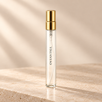 Flacon vaporisateur miniature rechargeable pour échantillon de parfum, 2 ml, 3 ml, 5 ml, 10 ml, en verre transparent avec bouchon à vis