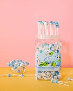 Limón soda Lollipop Candy Tasty Sweet Soft Candy Dai Long Supplies Caramelo de fruta de la mejor calidad con palo - Product Image 1