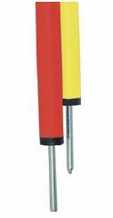 Barre de slalom Barret 007F 163 cm 32 mm Couleurs fluo Polypropylène copolymère Équipement d'entraînement d'agilité durable - Product Image 2