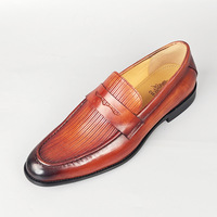 Chaussures Oxford en cuir de vache véritable avec doublure absorbant l'humidité et sangle réglable, chaussures formelles pour hommes, chaussures de tous les jours