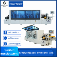 Machine de chantournage automatique 8 fonctions pour PVC et MDF, avec pré-fraisage, coupe d'angle et rainurage