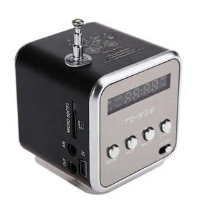 Caja de altavoz Mini BT portátil de colores 2023, altavoz Digital Fm Internet TDV26 Fm Radio, reproductor de tarjeta SD USB para teléfono, Pc <span class=keywords><strong>Mus</strong></span> - Product Image 4
