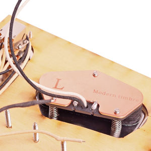 Micros de guitare L Brand pour style vintage, bobine simple Alnico V, avec interrupteur 3 positions et commande push-pull 1V+1T, finition chromée - Product Image 4