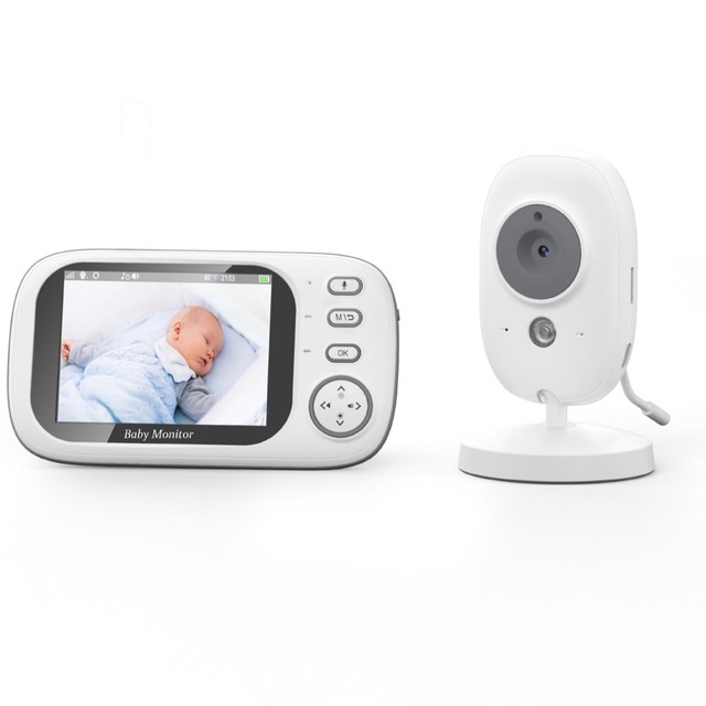 35-inch Baby Monitor Real-time Video Nanny Camera with Night Vision and Sound Monitoring