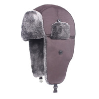 Gorro Ushanka de Punto Personalizado Unisex para Invierno, Gorro Ruso de Cosaco, Piloto, Aviador