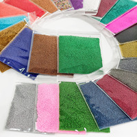 Ensemble de perles pour nail art en 23 couleurs vibrantes, 5 grammes par paquet, adapté au design d'ongles DIY, à la décoration 3D et à la décoration artisanale pour les fêtes