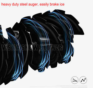 3 المرحلة Snowthrower 420cc 34 "البنزين محرك سلسلة ماكينة إزالة الثلج - Product Image 3