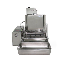 Machine à beignets semi-automatique en acier inoxydable avec friteuse intégrée, format compact pour les camions de restauration