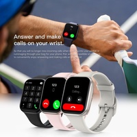 Reloj Inteligente de Moda Q23 Pro con Llamadas, Pantalla HD de 1.83'', Monitor de Ritmo Cardíaco y Sueño, Resistente al Agua IP67, Reloj Inteligente Deportivo para Hombre
