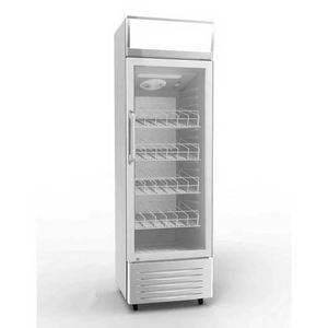198L China Factory Seller Commerical Double Glass Door Beverage Cooler Refrigirated Showcase LC-198 Refrigirated Showcase - Product Image 3