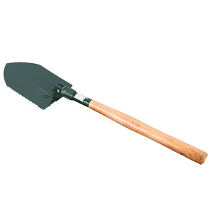 Multi Function Folding Shovel Green Wooden Handle Outdoor Camping Tool 11 Specification Industrial Grade - Product Image 4