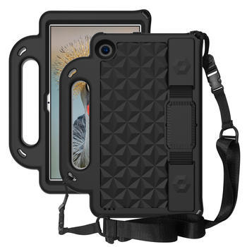 High Quality Cute EVA Kids Friendly Tablet Case for iPad Mini 1 2 3 4 5 Diamond Style with Hand Strap and Shoulder Strap