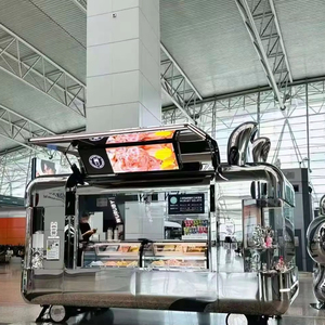 Camion de restauration mobile en fibre de verre au design moderne avec système de ventilation pour la vente de snacks, de barbecue et de <span class=keywords><strong>shawarma</strong></span> - Product Image 2