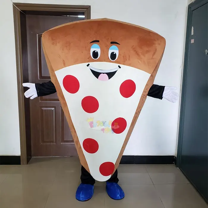 Alta calidad CE adultos comida pizza traje de la mascota para la venta