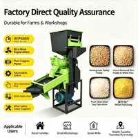 Petit moulin à riz à double vibration, modèle haute performance, réglage à 50 boutons, machine à décortiquer le riz paddy pour la ferme