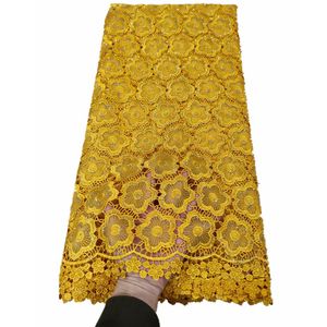 Verified Supplier Yellow Cord Lace Dress Handmade African Embroidery |  Alibaba.com