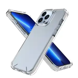 Étui transparent antichoc étanche pour téléphone portable PC pour iPhone 15 Pro Max