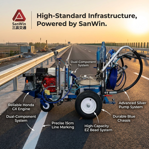 <span class=keywords><strong>Equipo</strong></span> de Señalización Vial de Dos Componentes de Metilmetacrilato (MMA) con Mayor Durabilidad y Vida Útil del Material - Product Image 1
