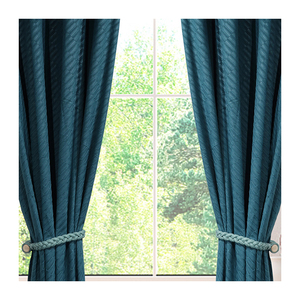 Tissu de rideau français brodé en velours de haute qualité pour la maison ou l'hôtel Fournitures de fenêtre rapides et peu coûteuses - Product Image 2