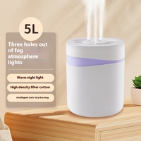 Grande Capacité Nano Humidificateur Haute Brume Sortie Silencieux En Plastique Purificateur D'air pour La Maison Bébé Chambre Télécommande YS