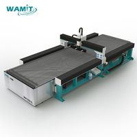 Découpeuse à jet d'eau CNC WAMIT 60K Ultra Pressure haute efficacité 5 axes 3 axes pour métal, verre, pierre
