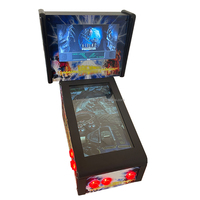 Mini Flipper Virtuel 3D KONGHUI avec Commandes de Flipper, Jeu Vidéo en Anglais pour 1 Joueur, Prise EU 110/220V
