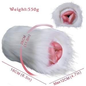 GEEBA Masturbador de Peluche con Forma de Caballo Militar, Masajeador de Próstata, Vagina de Silicona, Simulación Masculina, Copa de Masturbación de Pelo, Juguetes al por Mayor - Product Image 2