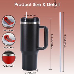 Gobelet isotherme personnalisable en acier inoxydable à double paroi, 40 oz, avec couvercle à paille, vierge pour sublimation, idéal pour la gym <span class=keywords><strong>et</strong></span> <span class=keywords><strong>les</strong></span> randonnées - Product Image 3