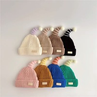 Bonnet tricoté épais pour tout-petits de 1 à 18 mois, bonnet chaud d'hiver, bonnet chaud d'automne et d'hiver