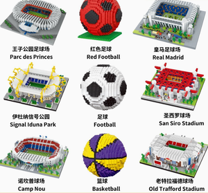 NUEVOS Bloques de Construcción de Fútbol, Juguetes Educativos con Temática Deportiva, Ensamblaje Libre, Plástico ABS, Unisex, Microbloques - Product Image 6