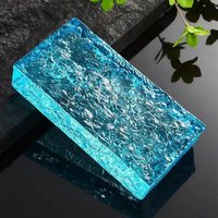 Clear Solid Glass Bricks-Waterproof Fire-Resistant Eco-Friendly Partition Walls for Industrial Medical Kitchen Exterior Use