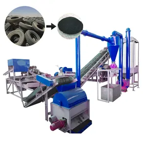 Factory Outlet Scrap Tires Recycling Machine Line Rubber Powder