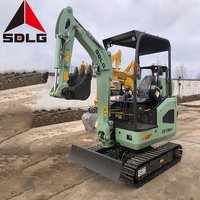 Mini-excavatrice électrique 2 tonnes à bas prix E619HEV avec godet de 0,04 m³ pour opérations en espace étroit et creusement en serre