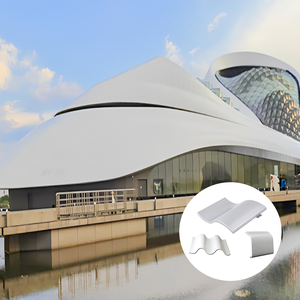 Panel Hiperbólico de Aluminio Ligero e Ignífugo Personalizado <span class=keywords><strong>para</strong></span> <span class=keywords><strong>Fachadas</strong></span> Curvas de Edificios Modernos, Hospitales y Centros Comerciales - Product Image 2