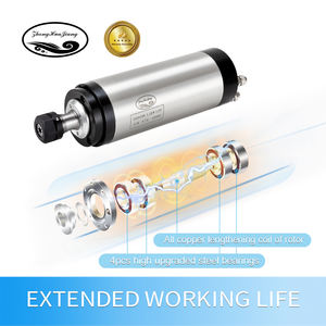 Motor de Husillo CNC Refrigerado por Agua de Bajo Ruido 2.2KW ER20 110V/220V/380V Estándar CE con Kit VFD para Máquina de Grabado CNC - Product Image 4