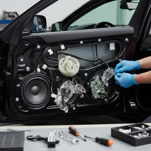 Kit de réparation de serrure de porte droite pour BMW Série 7 E65, E66 (expédition depuis le fabricant turc) Code produit: DLR2218-5-1 - Product Image 3