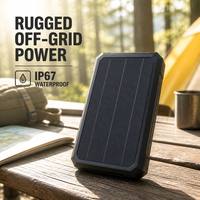 Panneau solaire personnalisé PET PERC 3,5W 6V 22,7% d'efficacité pour sac de vélo, chargeur solaire, aventure en plein air