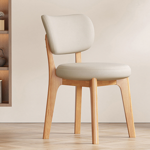 Sillas de <span class=keywords><strong>Comedor</strong></span> Cómodas de Madera Maciza para Hogar, Hotel, Restaurante y Apartamento, Diseño Moderno y Sencillo para Muebles de Sala de Estar - Product Image 1