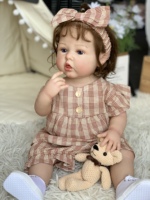 Cm En Gros Petites Pièces Arabes Lolita Dormir Femme 18 Pouces Chaussures Pipi Boire Sylicone Enfants Reborn Poupée