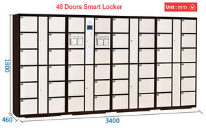 Système de casier intelligent à code QR pour salle de sport, casier à colis extérieur, casier à colis numérique électronique intelligent - Product Image 6