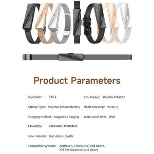 <span class=keywords><strong>Bracelet</strong></span> intelligent sans écran en alliage de zinc avec connexion Bluetooth étanche de Shenzhen pour hommes et femmes - Product Image 3