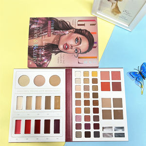 ظلال جفون 52 لونًا يدوم طويلاً ومقاوم للماء لوحة ظلال جفون لامعة وغير لامعة ظلال جفون لامعة - Product Image 1