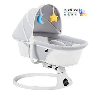 Cuna eléctrica multifuncional <span class=keywords><strong>para</strong></span> bebé, cuna basculante portátil, gorila musical <span class=keywords><strong>para</strong></span> sillas de recién nacido, cesta, columpio <span class=keywords><strong>para</strong></span> bebé - Product Image 2