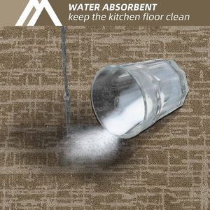 Alfombras <span class=keywords><strong>de</strong></span> Cocina Modernas Acolchadas <span class=keywords><strong>de</strong></span> Polipropileno, Resistentes a la Suciedad, Absorbentes, Lavables a Máquina, Antideslizantes - Product Image 4