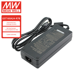 Adaptador AC-DC Mean Well GST160A24-R7B de 160W, Fuente de Alimentación Industrial de Escritorio de 24V, Certificación CB CE EAC, 93% de Eficiencia - Product Image 1