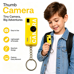 Câmera Mini para Crianças OEM de Fábrica com Tela de 0,96 Polegadas, Design de Estojo Personalizado e Chaveiro - Presente para Crianças - Product Image 5