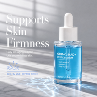 Sérum facial GHK-Cu NAD Blue Copper Peptide, doux pour la peau, facile à absorber, hydratant, raffermissant, essence faciale OEM