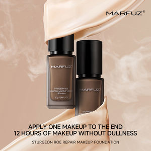 Venta al por mayor hidratante esturión huevas teñido suero maquillaje corrector cobertura completa reparación base líquida - Product Image 4