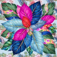 Tapis de Mahjong Floral de Jardin 2026 Durable et Lavable en Néoprène pour Jeux de Cartes de Poker, Résistant à l'Eau, Non Toxique, Roulé et Emballé
