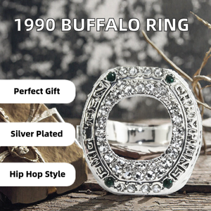 Bague de championnat de football américain Buffalo en alliage plaqué argent 925 avec strass en cristal de laboratoire – Cadeau - Product Image 2